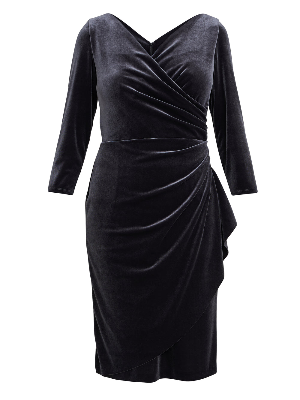 Zoe Velvet Wrap Dress
