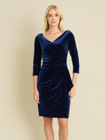 Zoe Velvet Wrap Dress