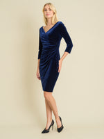 Zoe Velvet Wrap Dress