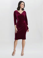 Zoe Velvet Wrap Dress
