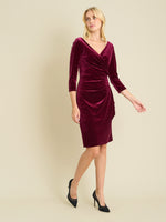 Zoe Velvet Wrap Dress