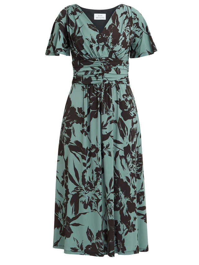 Heidi Jersey Print Dress – Gina Bacconi