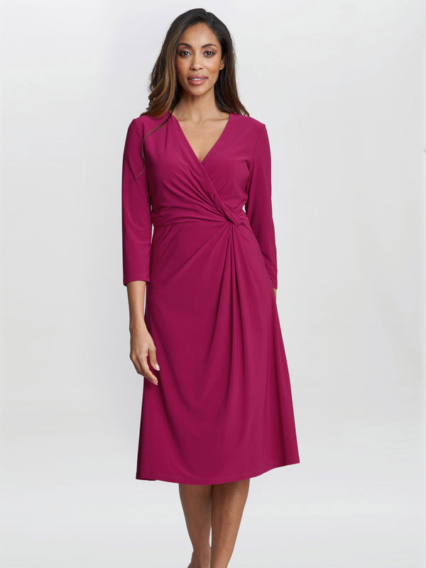 Antonia Jersey Wrap Dress