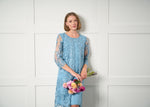 Jill Embroidered Lace Mock Jacket Dress