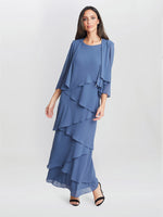 Colette Jacket And Asymmetric Tiered Dress