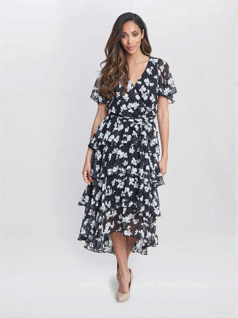 Lottie Elastic Waist Tiered Dress