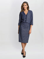 Miriam V-Neck Dress And Jacket Set