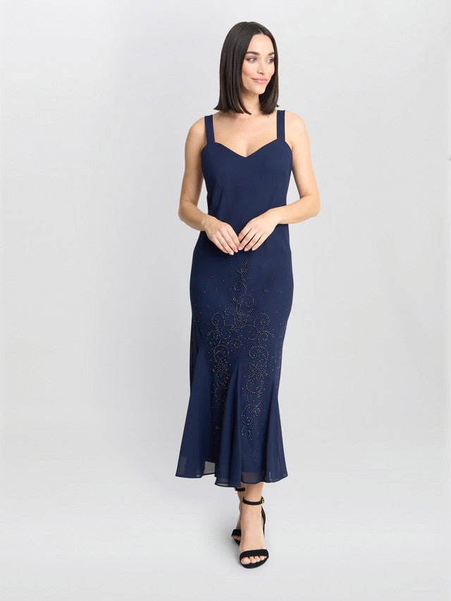 Lorna Beaded Chiffon Dress And Jacket Gina Bacconi Lorna Beaded Chiffon Dress And Jacket Gina Bacconi