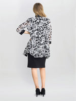 Noella Printed Dress And Jacket With Detachable Necklace