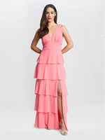 Lucielle Sleevless Tiered Maxi Dress