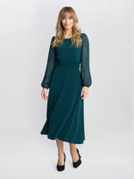 Piper Chiffon Sleeve Jersey Dress