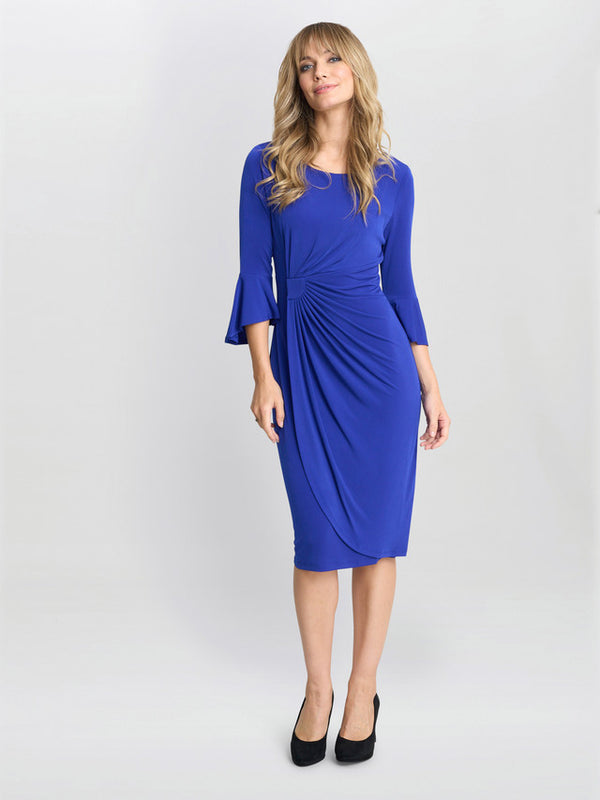 Macie Jersey Faux wrap dress