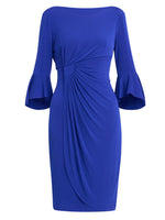 Macie Jersey Faux wrap dress