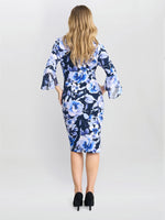 Brie Floral Print Faux Wrap Dress