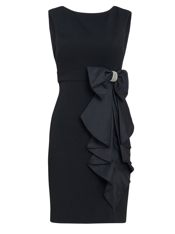 Arabella Crepe Taffeta Combo Dress