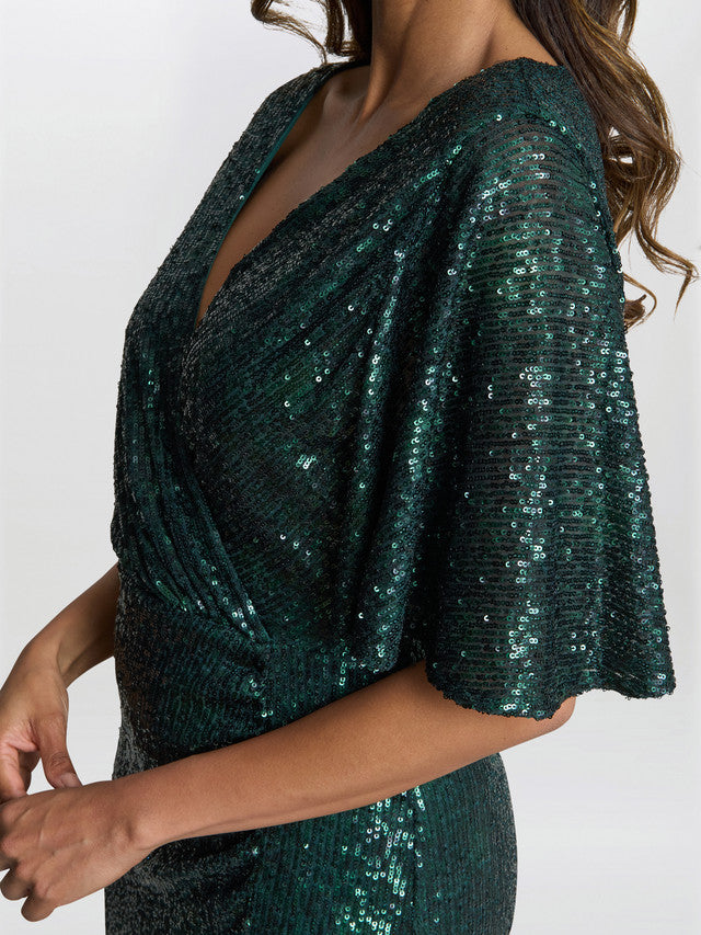 gina bacconi sequin dress Courtney Maxi Sequin Dress Gina Bacconi