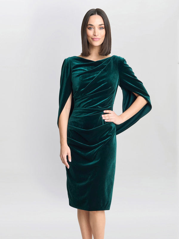 Rosalind Velvet Dress With Back Piece