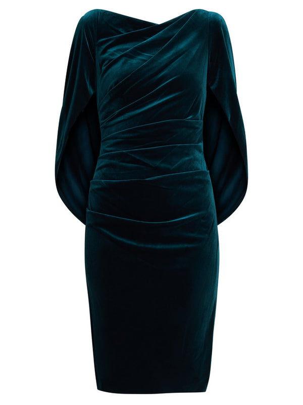 Rosalind Velvet Dress With Back Piece