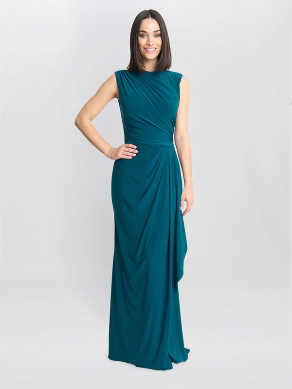 Rosemarie Grecian Jersey Maxi Dress