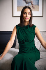 Rosemarie Grecian Jersey Maxi Dress