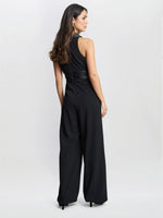 Melodie Crepe Jumpsuit With Satin Bow