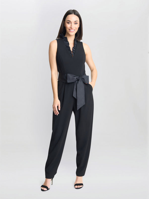 Priyanka Crepe Taffeta Combo Jumpsuit