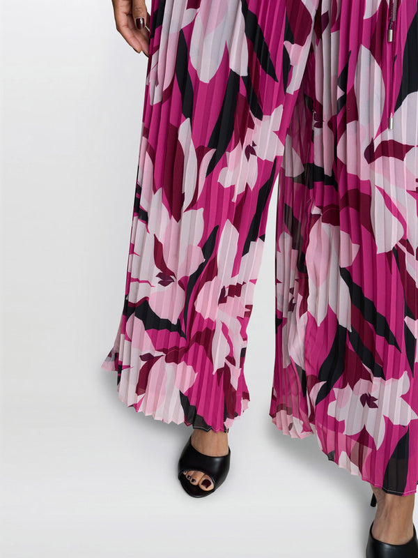 Dolores Jumpsuit With Printed Pleated Trousers