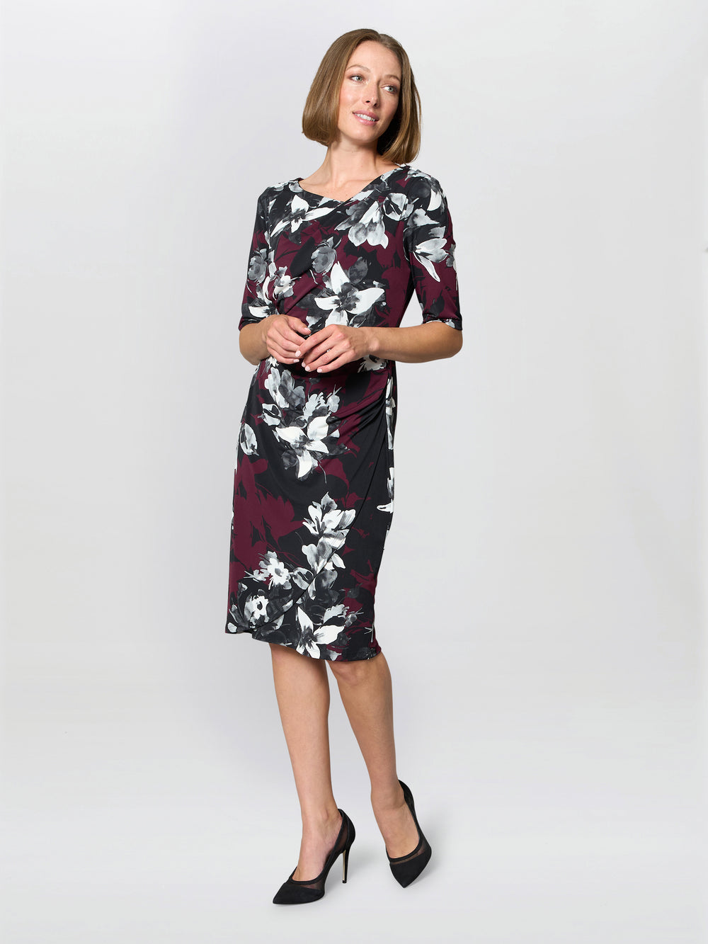 Andee Floral Jersey Dress