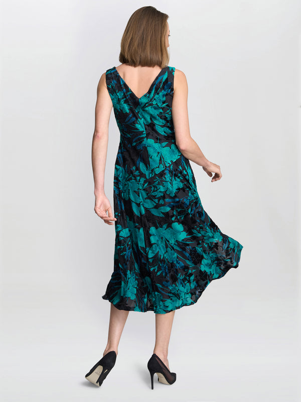 Beth Floral Midi Dress