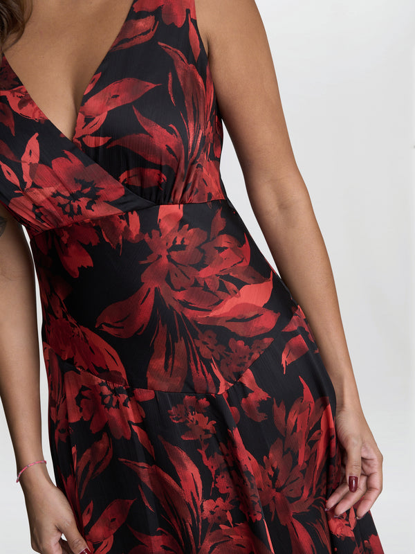 Aneesha Floral Midi Dress