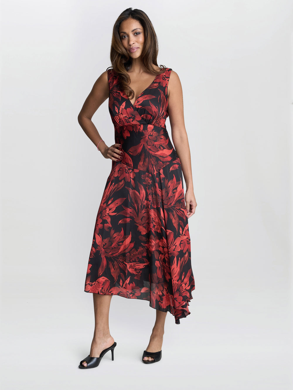 Aneesha Floral Midi Dress