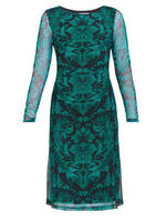 Carrie Long Sleeve Mesh Dress