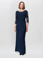 Clara Maxi Dress With Embroidered Sleeve