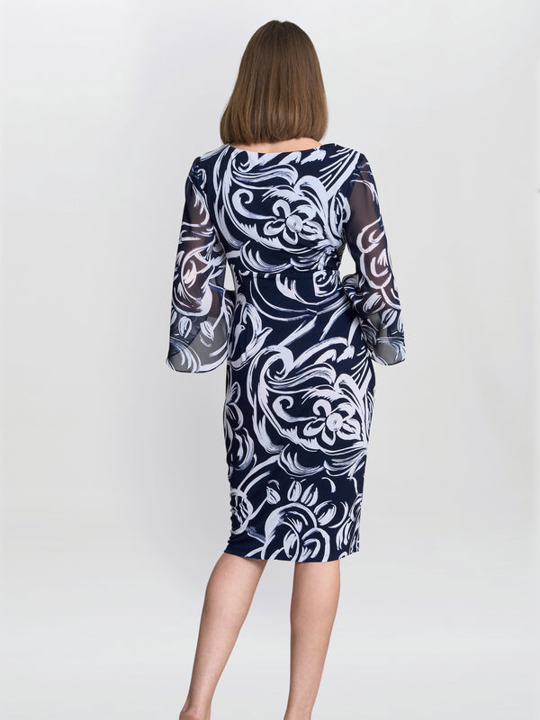 Iga Abstract Print Dress