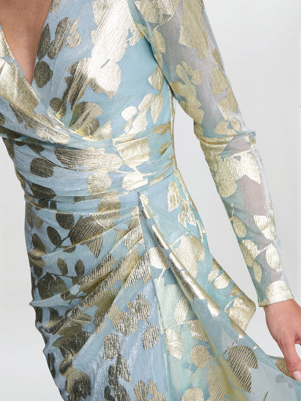 Kamala Foil Maxi Dress