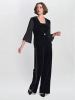 Lainie Velvet Top And Jacket Set