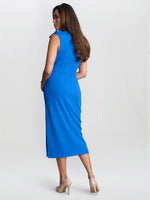 Maddie One-Shoulder Ruffle Midi Dress