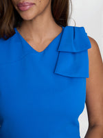 Maddie One-Shoulder Ruffle Midi Dress