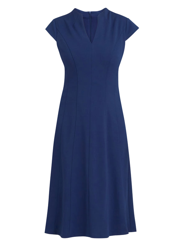 Maxene Fit And Flare Midi Dress