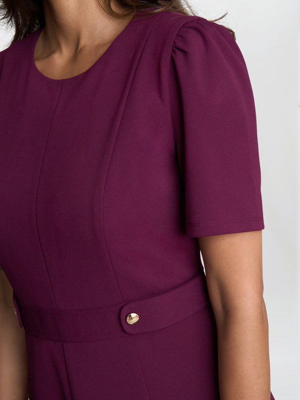 Mel Fit And Flare Midi Dress