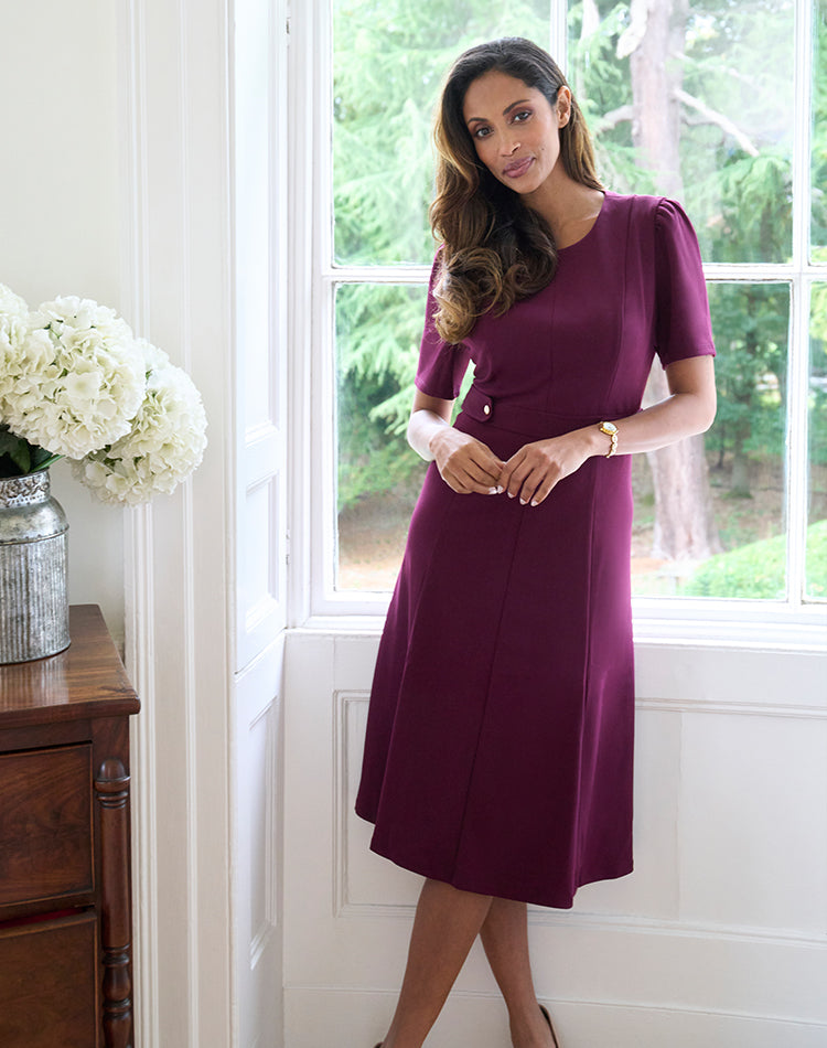 Josephine V Neck Maxi Dress With Embellished Sleeve – Gina Josephine V Neck Maxi Dress With Embellished Sleeve – Gina