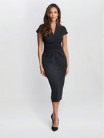 Maurine Ruched Midi Dress