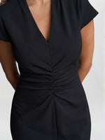 Maurine Ruched Midi Dress