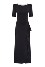 Paola Beaded Neck Maxi Dress