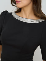 Paola Beaded Neck Maxi Dress