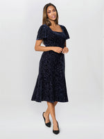 Ray Velvet Midi Dress