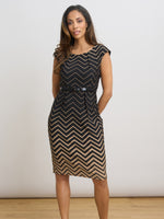 Sofie Print Dress With Belt