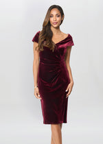 Selene Off The Shoulder Velvet Dress