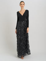 Shauna 3D Embroidery Maxi Dress