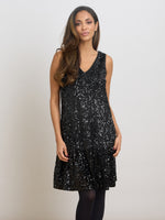 Stef Sequin Shift Dress